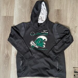 Tulane Green Waves Nike Dri - Fit Hoodie in size XXL